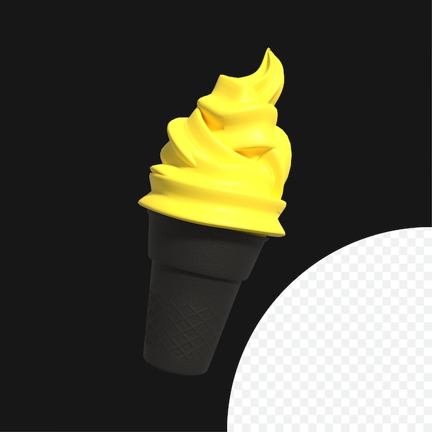 PSD 3d ice cream