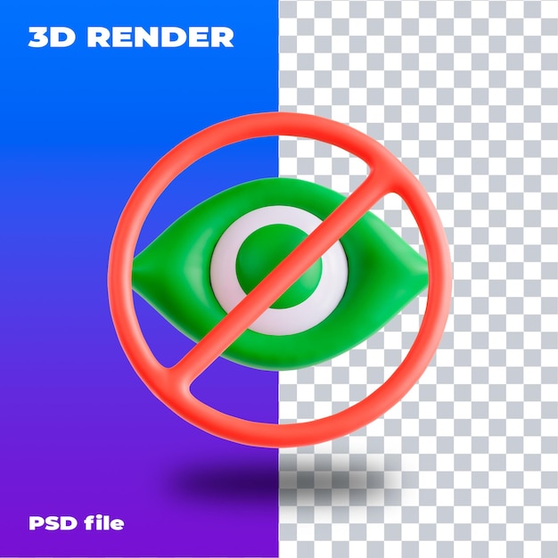 3D значок 3D визуализации высокого разрешения PSD Рамадан Ид