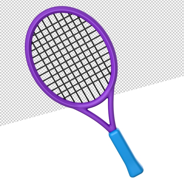 3d icon 3d rendering illustration racket