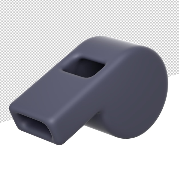 3d icon 3d rendering illustration whistle