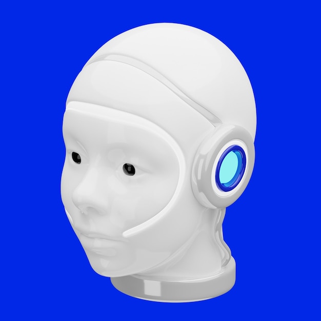 PSD 3d icon ai humanoid ilustration