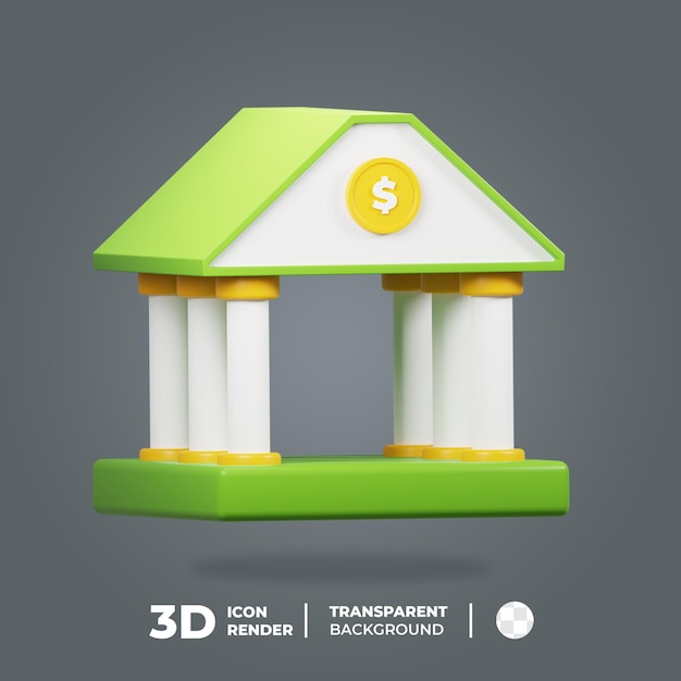 3d icon bank