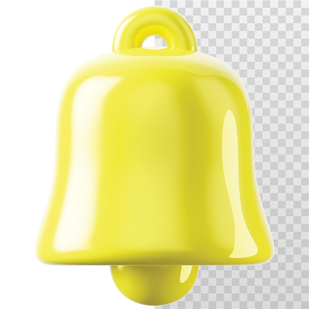 PSD 3d icon bell illustration