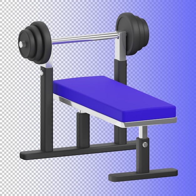 3D Icon Bench Press sports equipment