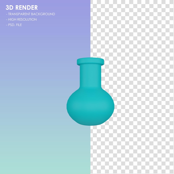 PSD 3d icon bottle