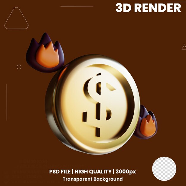 PSD 3d icon бизнес и финансовый менеджмент