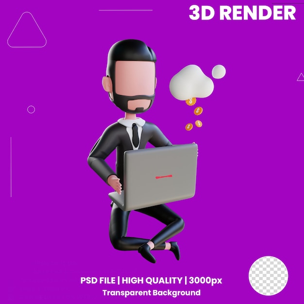 3d icon bussinesman