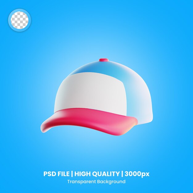 PSD 3d icon cap