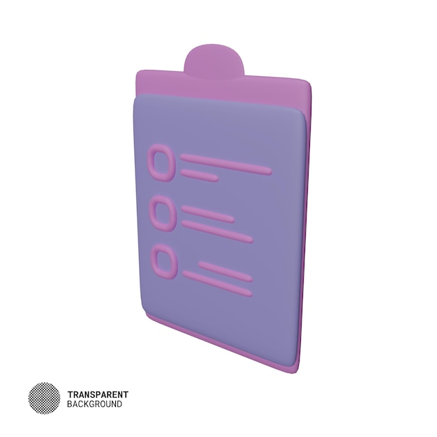 PSD 3d icon clip