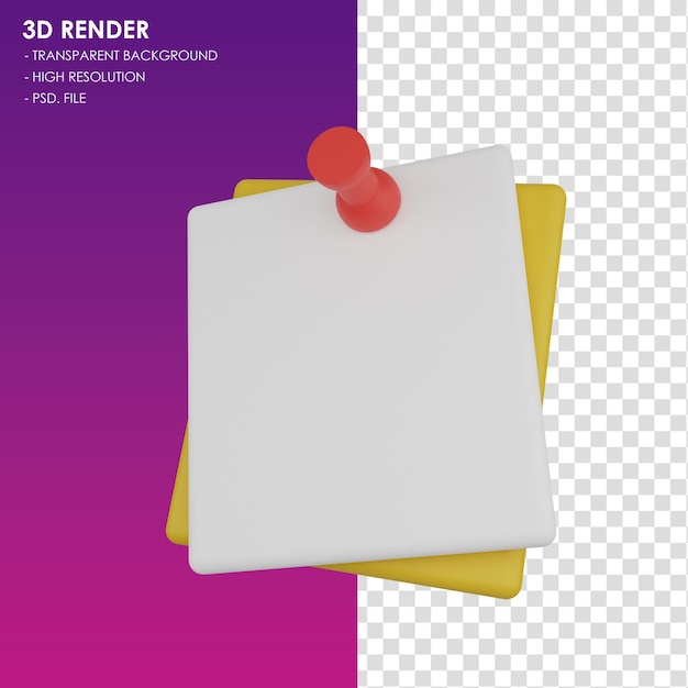 3d icon clipboard