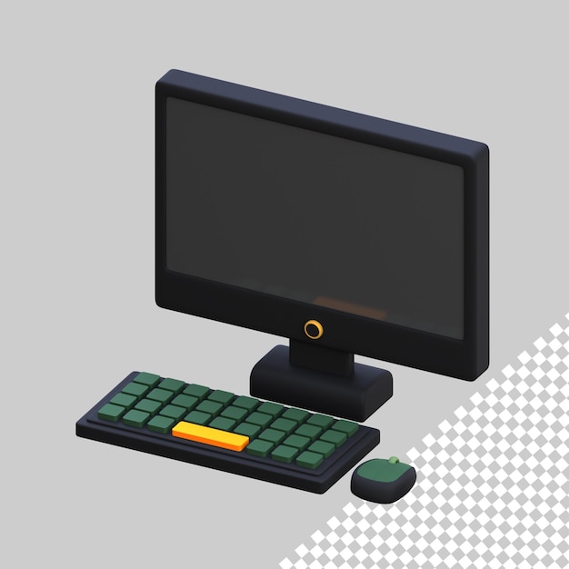 3D 아이콘 컴퓨터