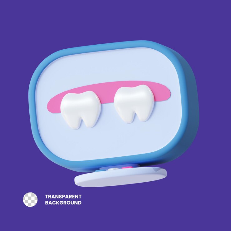 PSD 3d icon dental x ray