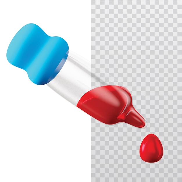 3d icon dropper illustration