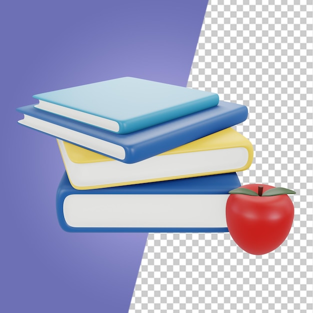 3d Icon for Education theme 3D Student illustration Template