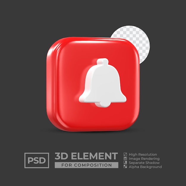 PSD 構成プレミアムpsdのための3dアイコン要素ソーシャルメディア