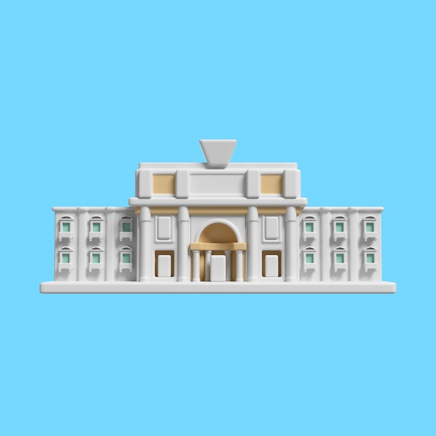 有名な都市のランドマークの 3 d アイコン