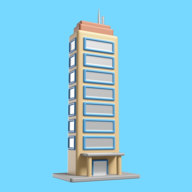 3d значок для известной достопримечательности города