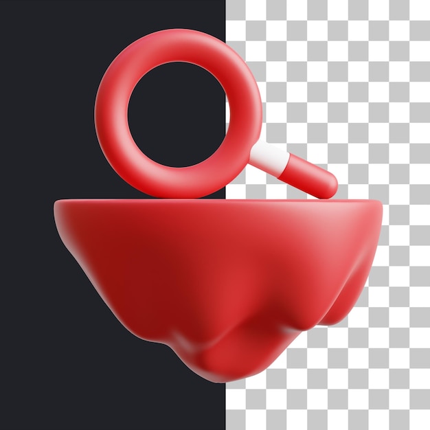 PSD 3d icon найти землю метавселенная