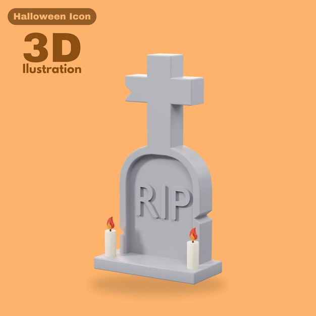 ハロウィーンの 3d アイコン