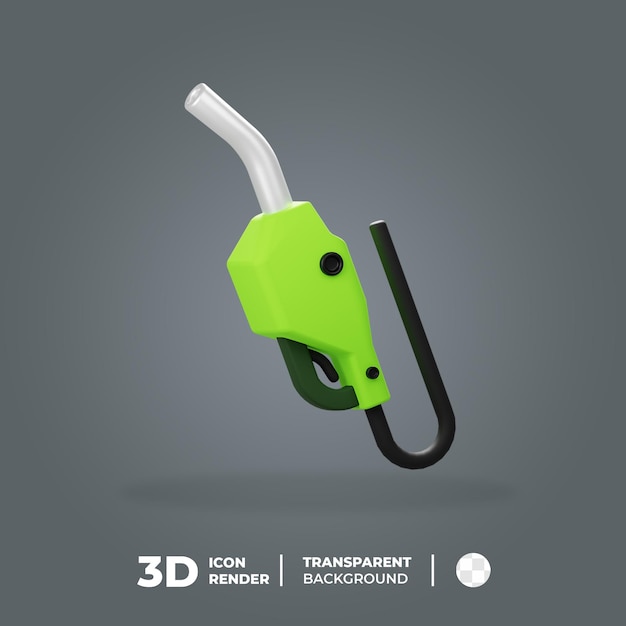 3D 아이콘 연료 노즐 펌프