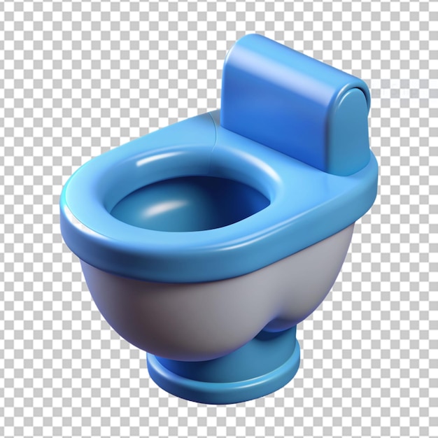 PSD 3d icon of furniture with toilet