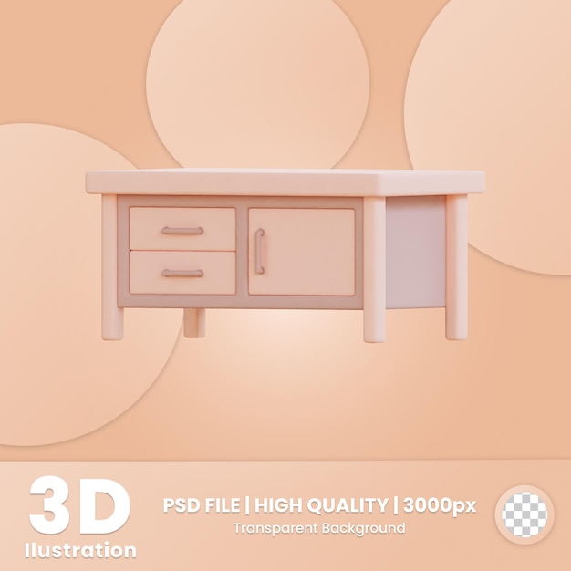 PSD 3d 아이콘 가구