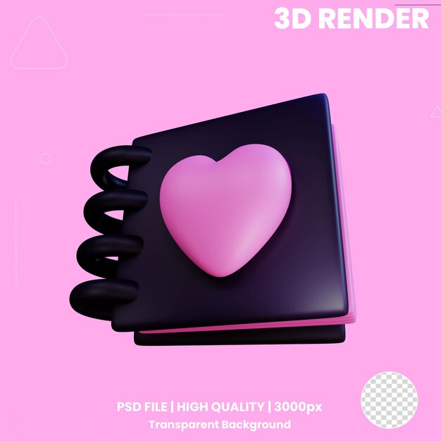 PSD 3dアイコンゲストブック