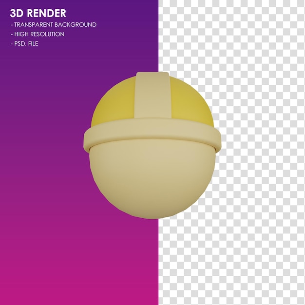 PSD 3d icon head avatar