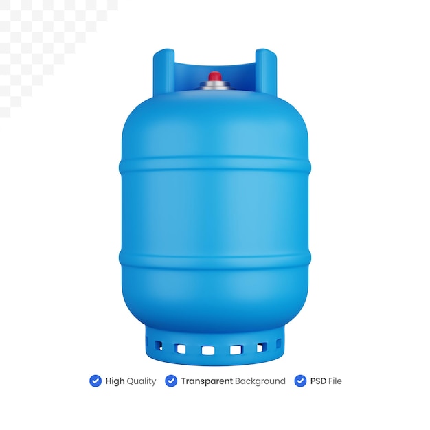 3d icon illustration gas tank