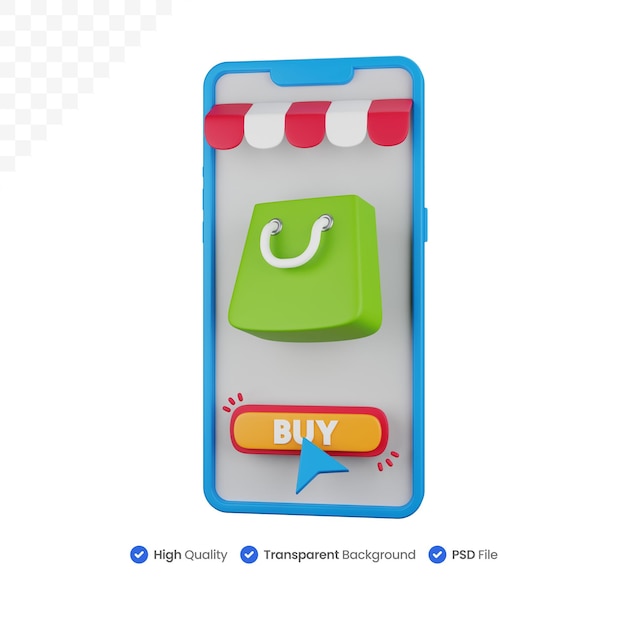 スマホで3Dアイコンイラスト購入