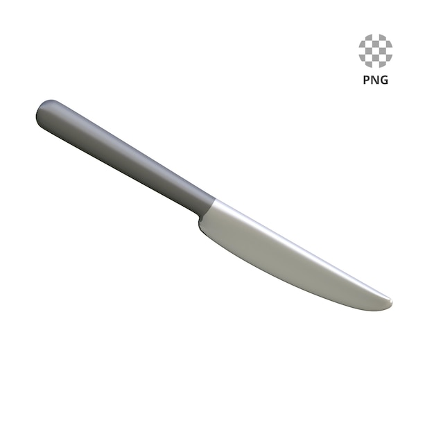 PSD 3d icon knife