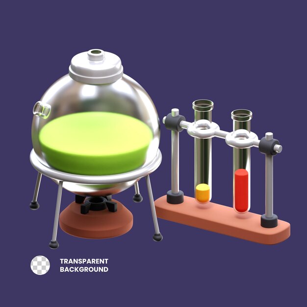 PSD 3d icon laboratorium