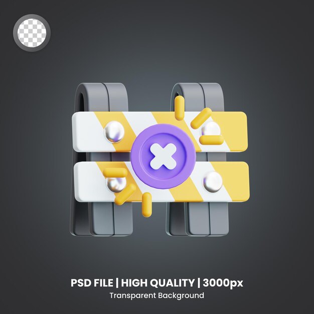 3D Icon Under Maintenance