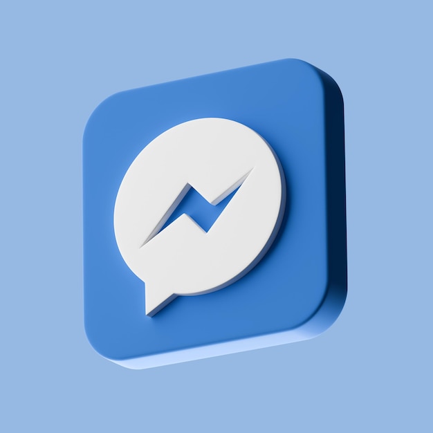 PSD 3d icon_messenger