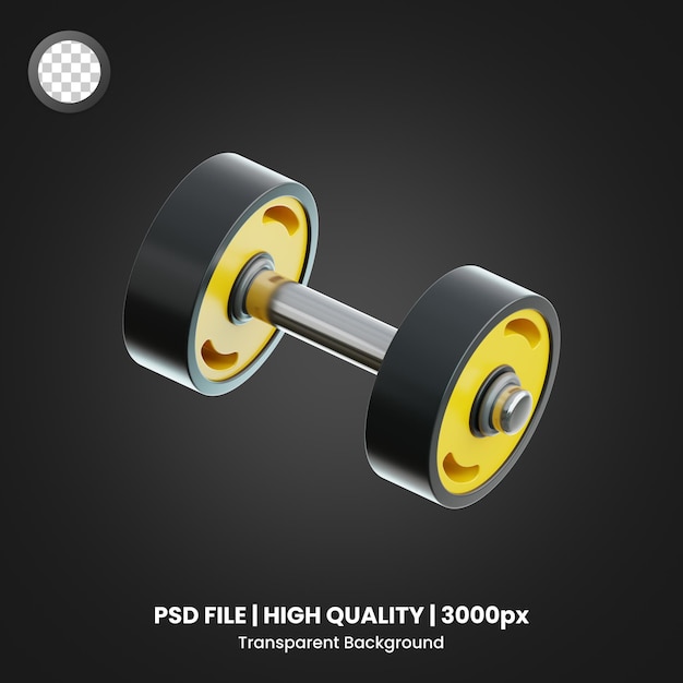 3D Icon Mini Ręka Barbell