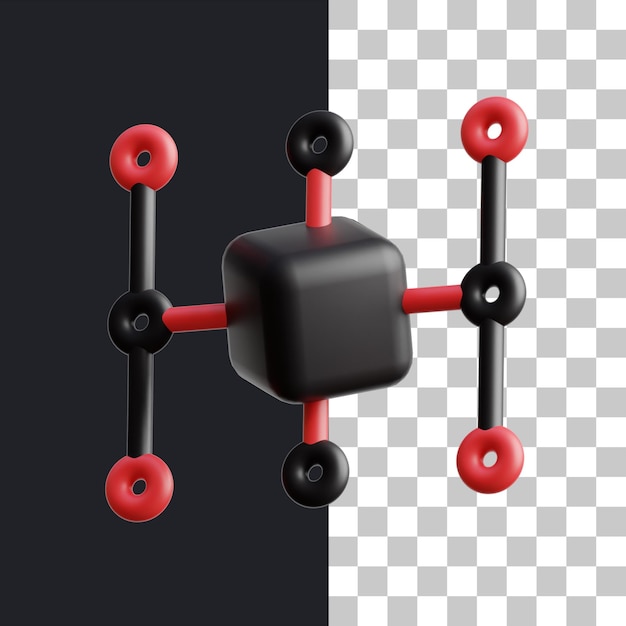 PSD metaverso di rete di icone 3d