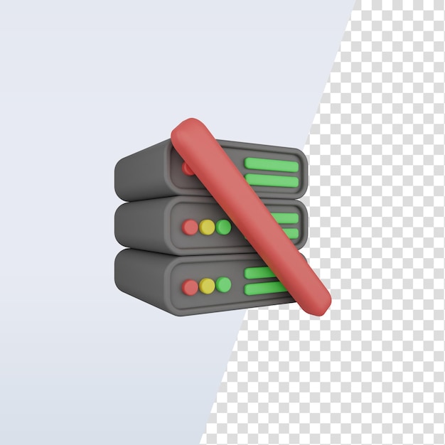 PSD 3d icon no server