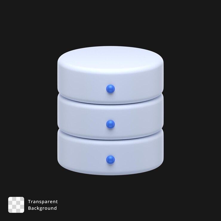 PSD 3d icon of a storage rack