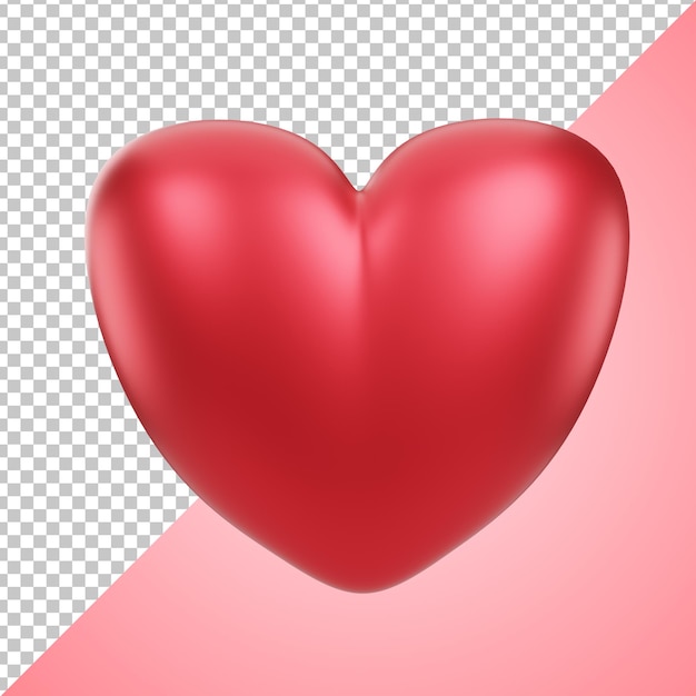 3D Icon Red Love