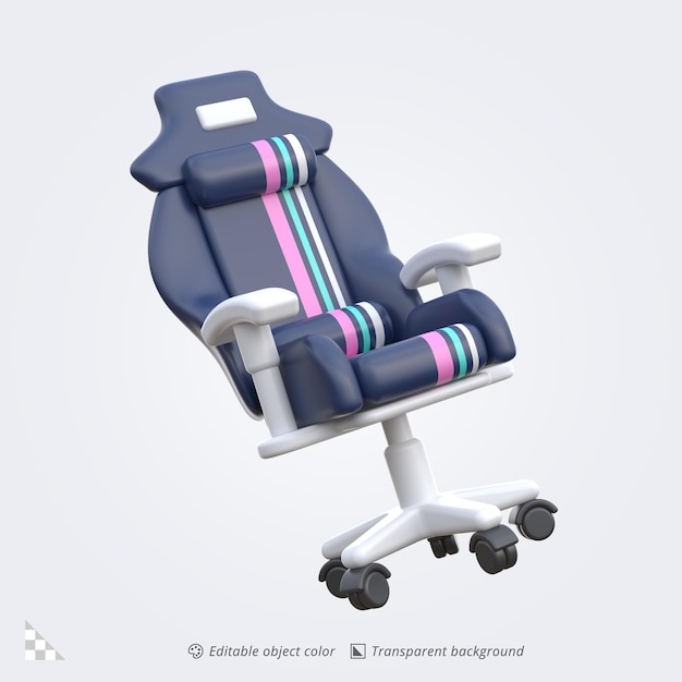 3D Icon 渲染的游戏椅子