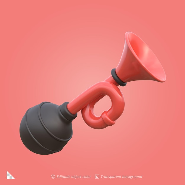 3D-икона, изображающая рог