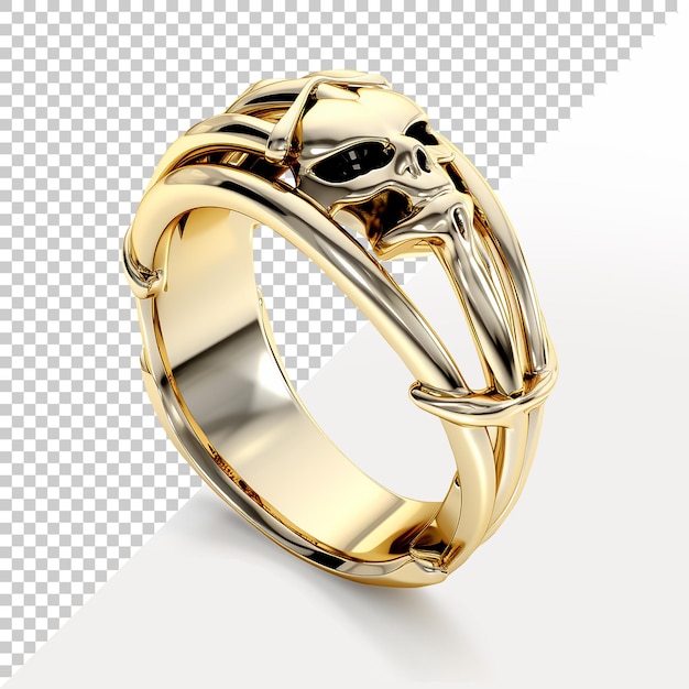 3d icon ring gold