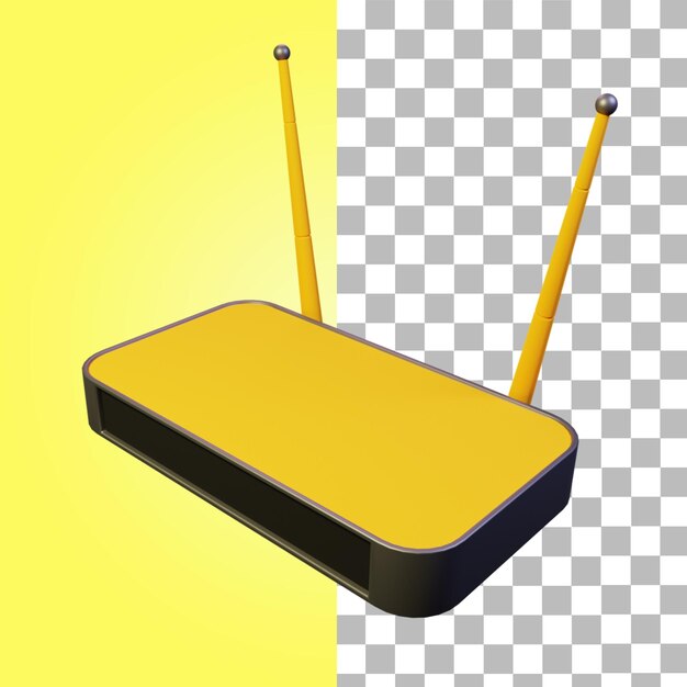 PSD 3d icon router