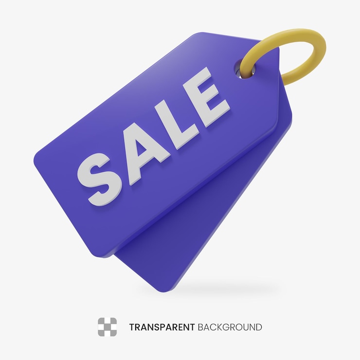 PSD 3d 아이콘 - 판매 태그