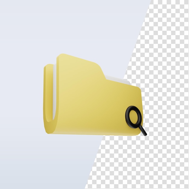 3d icon search folder