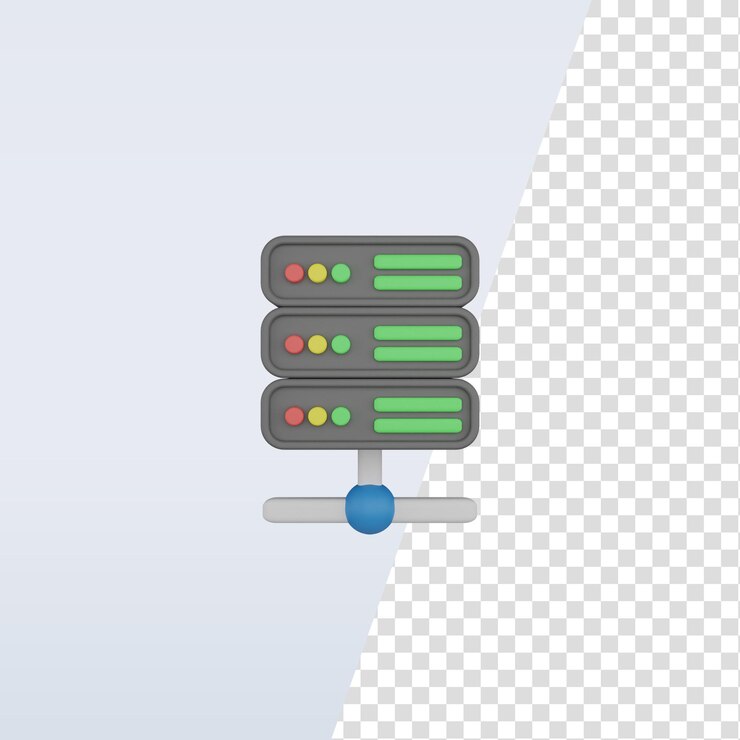 PSD 3d icon server database connection