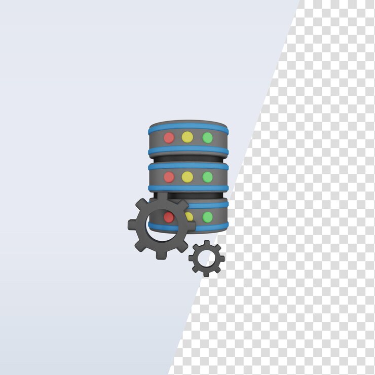 PSD 3d icon server database setting