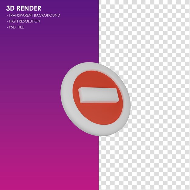 3d icon sign out