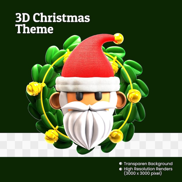PSD 3d icon speciale kerstdag
