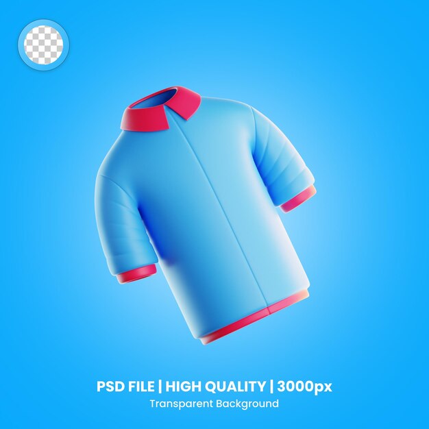 PSD 3d icon summer shirt